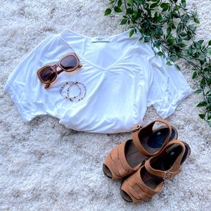 CLJA Favorite Boyfriend Tee in WHITE